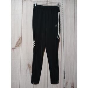 Adidas Pants Mens Small Black Aeroready‎ Three Stripe Athletic Tapered Training